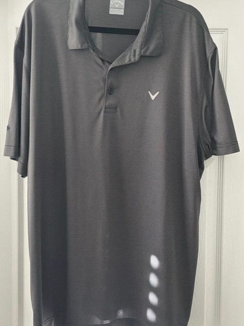 Callaway Men’s Black Golf Polo with Subtle Logo